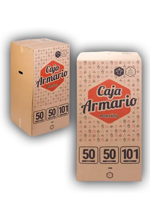 Cajas armario para mudanza