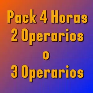 Mudanza Pack 4 Horas