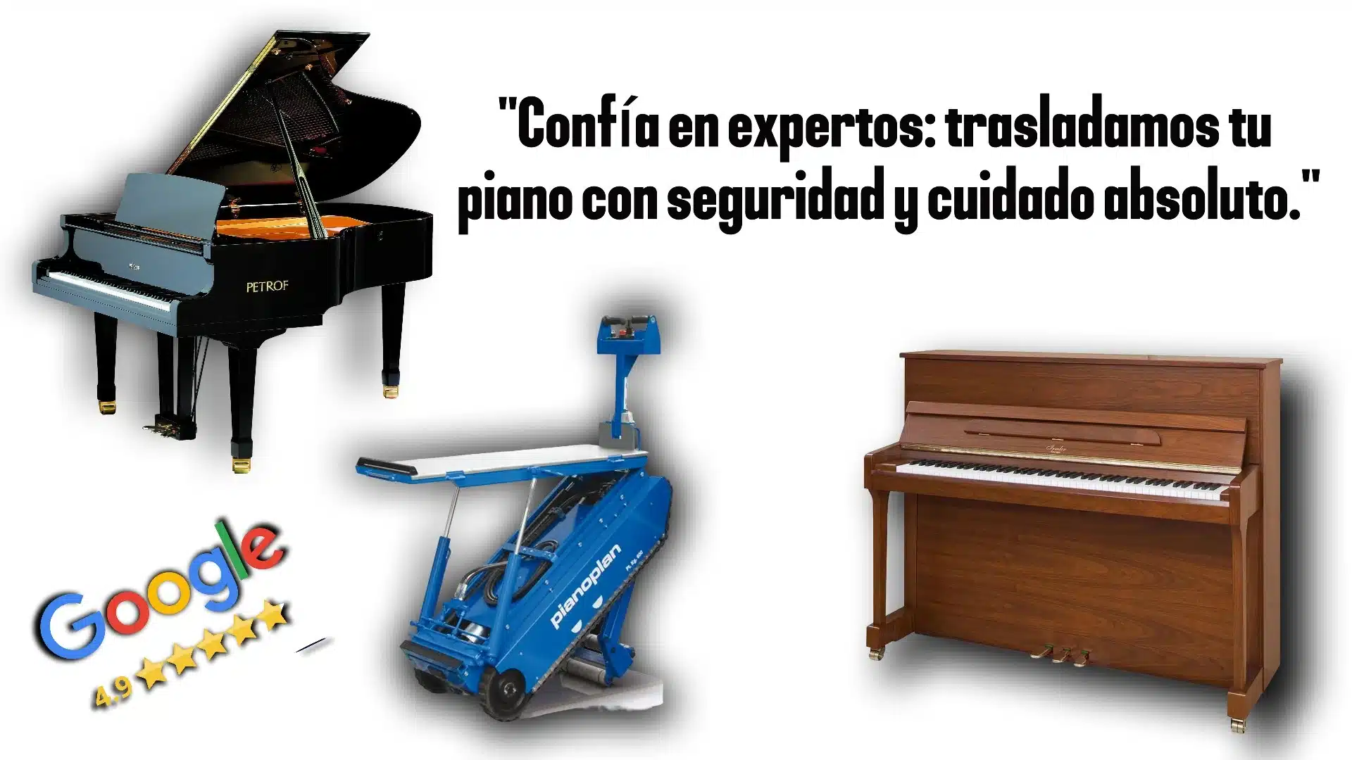 Traslado de pianos Barcelona