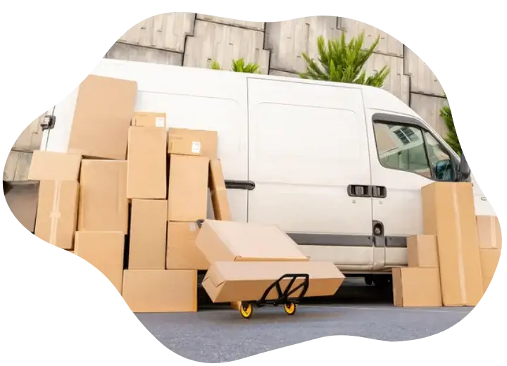 mudanzas nacionales desde Madrid furgoneta con cajas