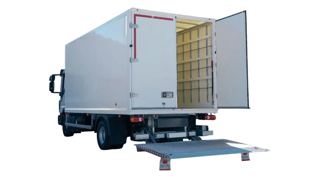 Camion con plataforma para mudanzas de Barcelona a Madrid